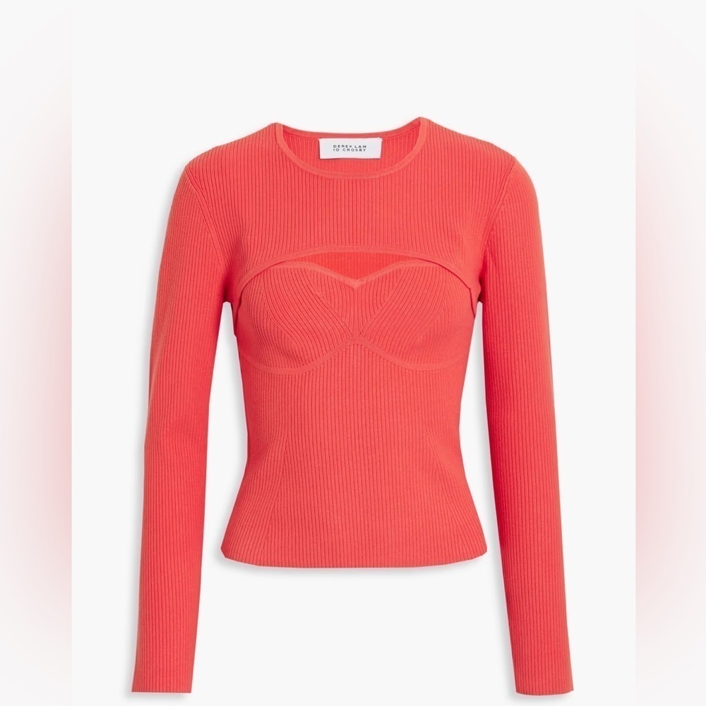 DEREK LAM 10 CROSBY Nessa Top Large. shrug and tank set